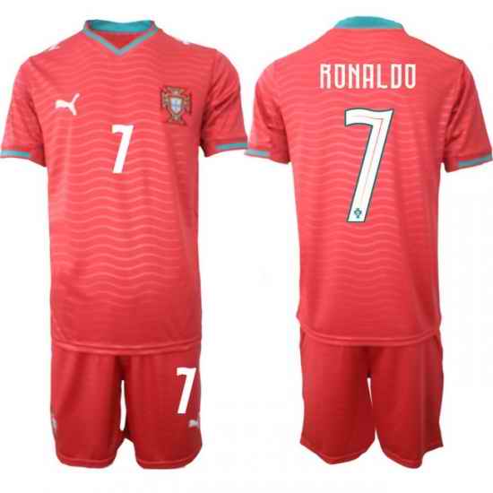 Portugal 2026 FIFA World Cup Soccer Jersey Red #7 RONALDO